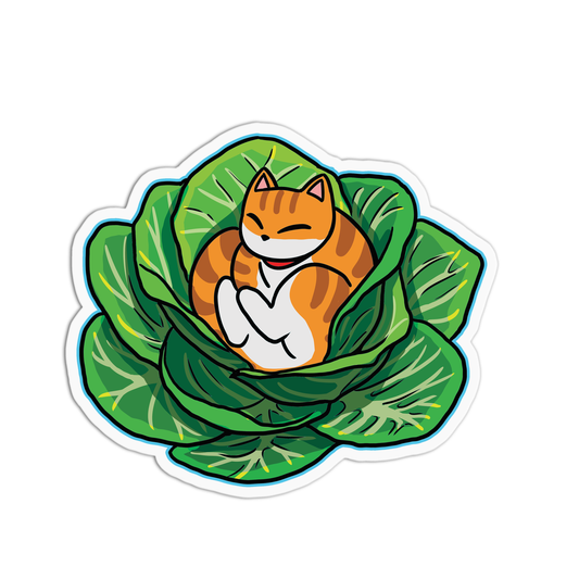 Sleeping Cats Stickers