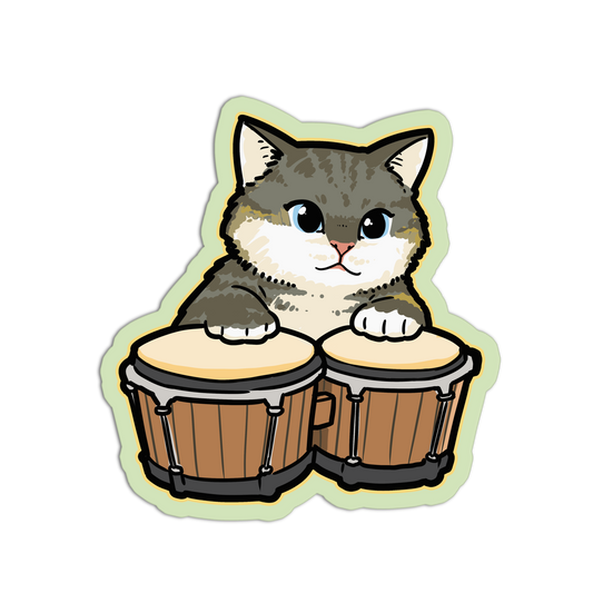 Bongo Cats Band Stickers