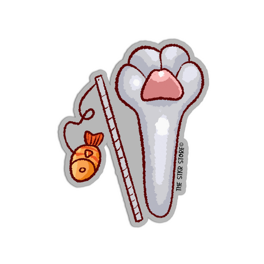 Cat Paw Toy Sticker