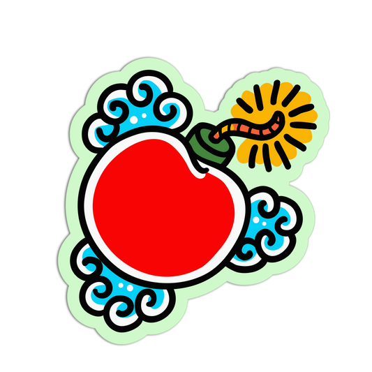 Cherry Bomb - Cherry Tattoo Sticker