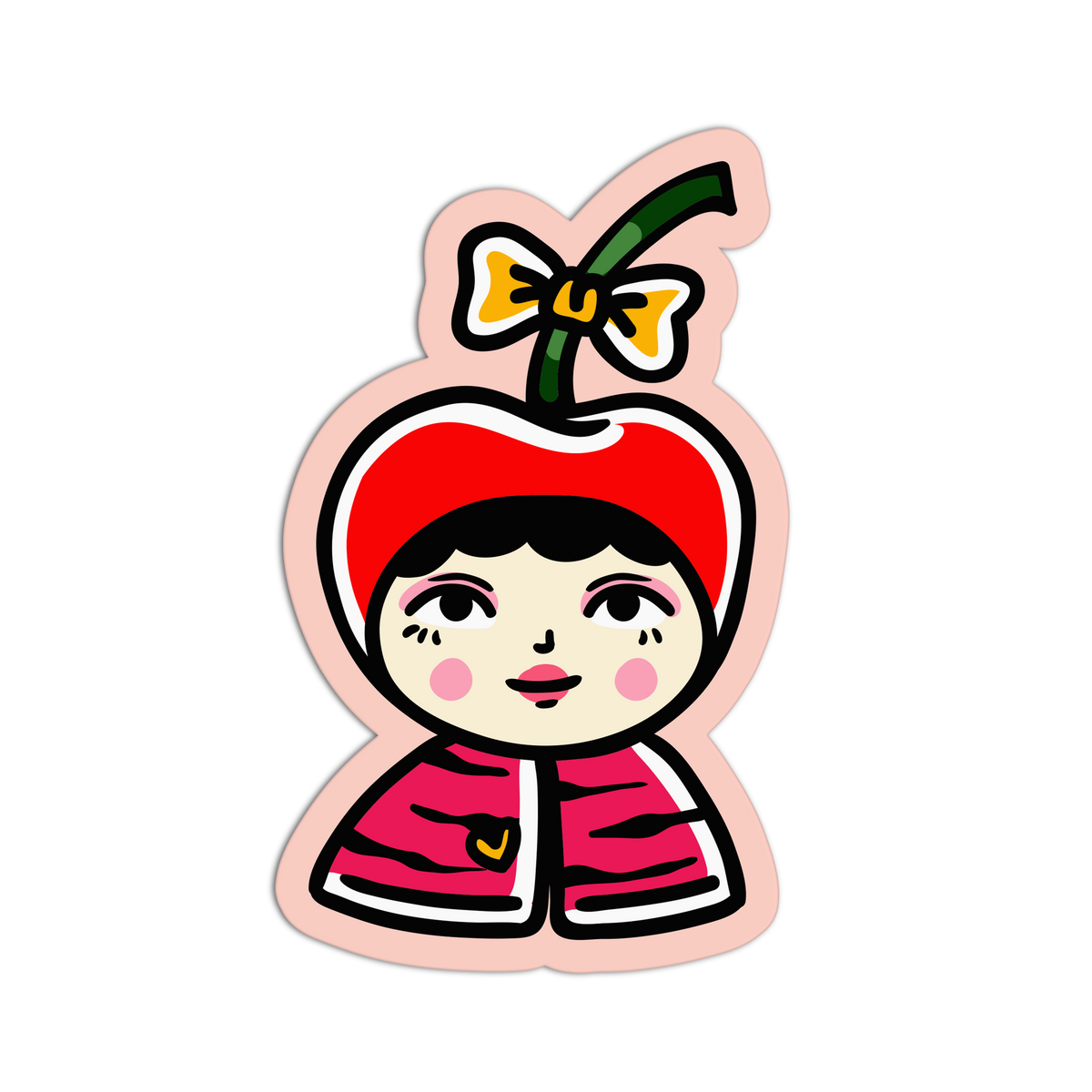 Cute Bonnet - Cherry Tattoo Sticker
