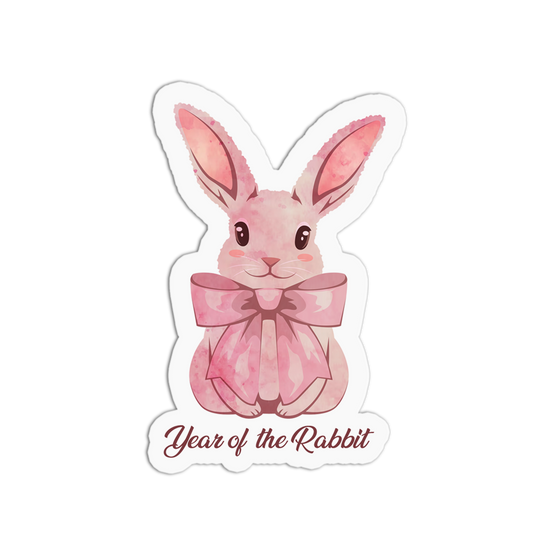 Year of the Rabbit - Coquette Chinese Zodiac Sticker