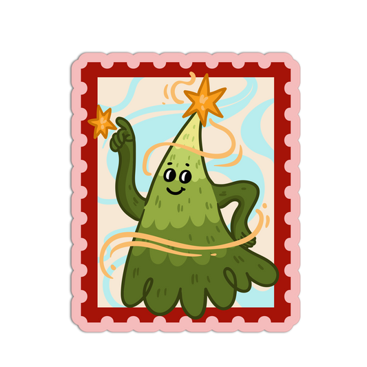Enchanted Evergreen Christmas Stamp Stickers
