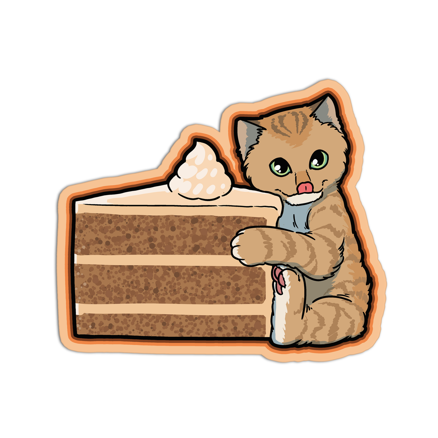 Cat coffee cake
