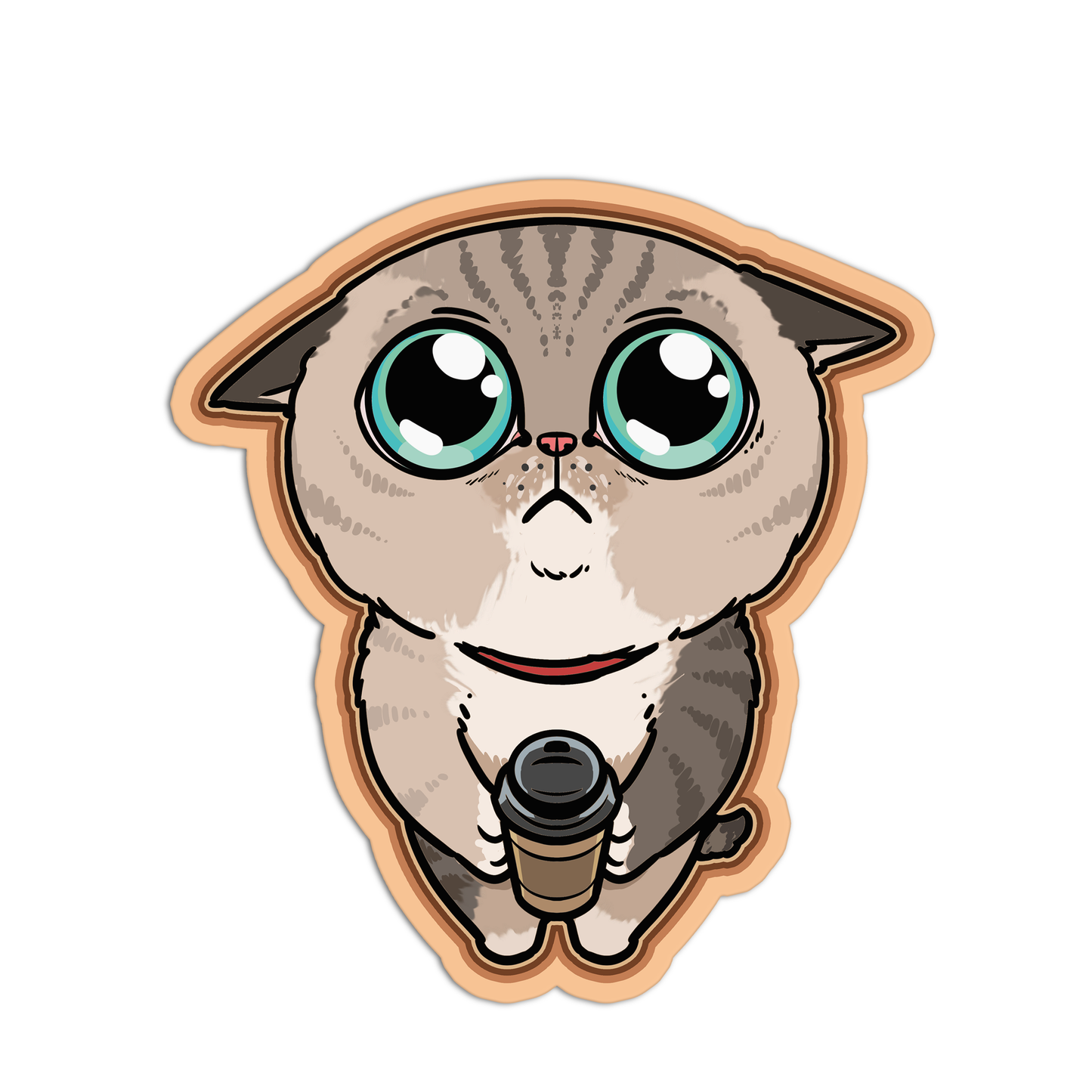 Coffee Cat Stickers