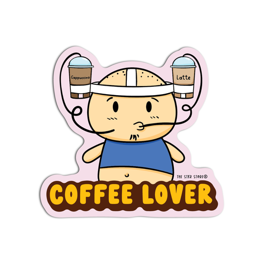 Coffee Lover Sean Potato Funny Sticker