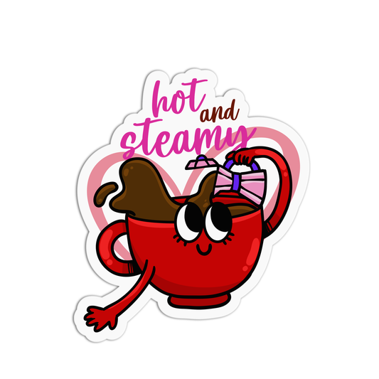 Hot and Steamy Coffee Stickers