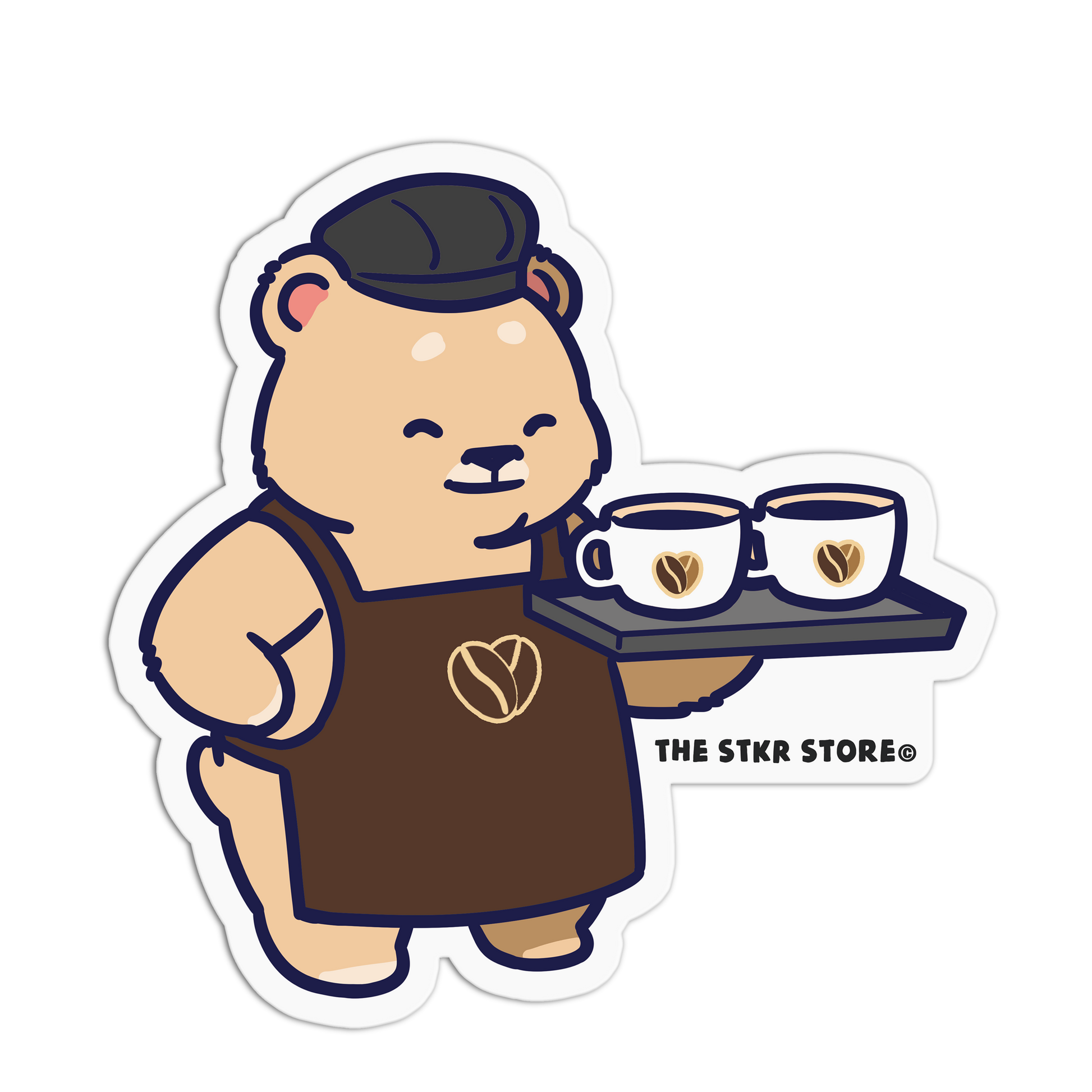 Pro Barista - Coffee Bear Sticker (Copy) - The Stkr Store
