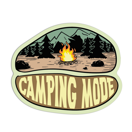 Coffee Camping Stickers
