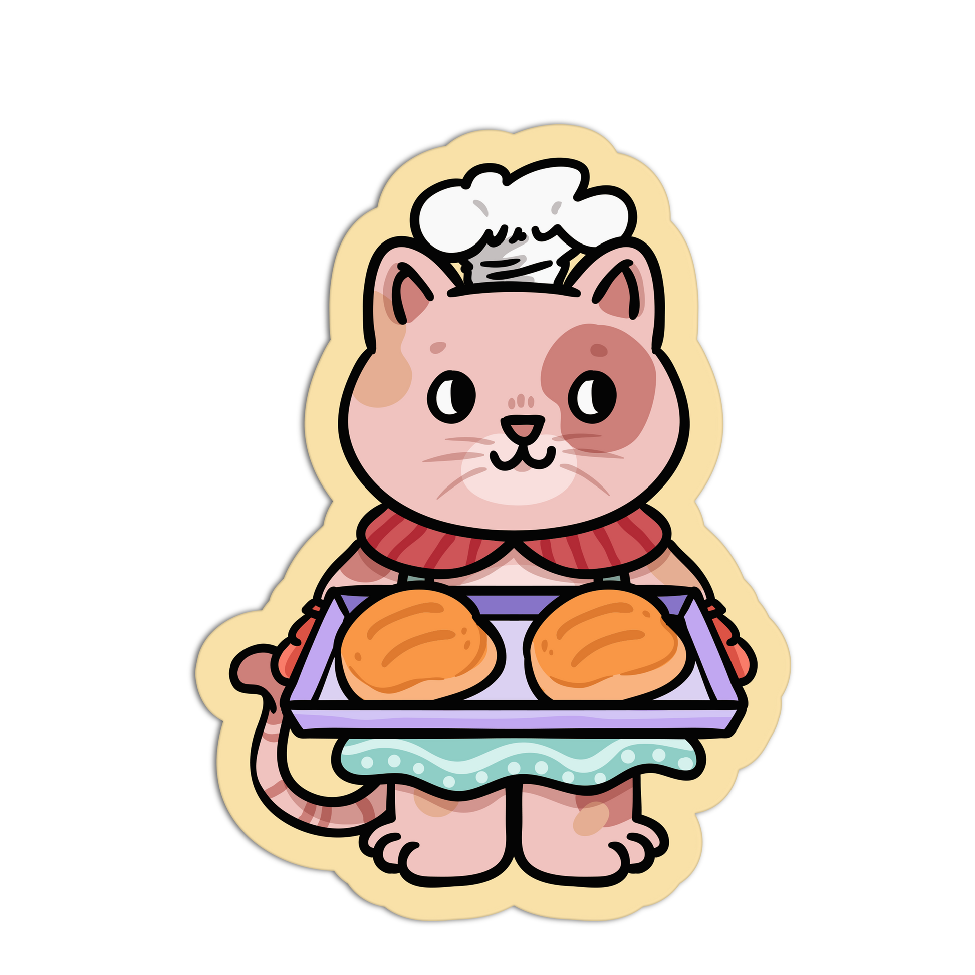 Cat Coquette Baking Stickers - The Stkr Store