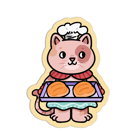 Cat Coquette Baking Stickers