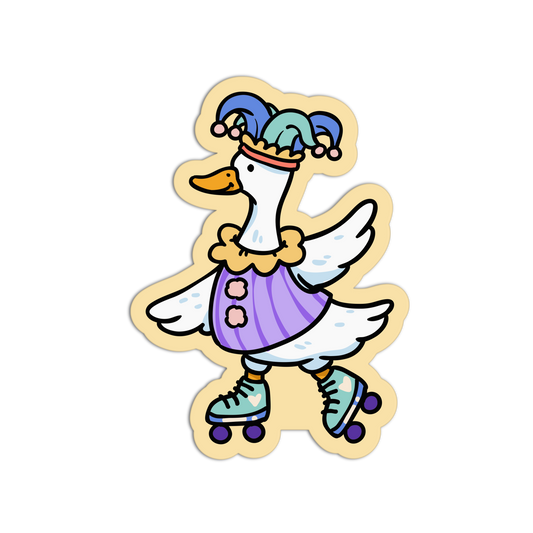 Starry Balloon - Coquette Duck Sticker