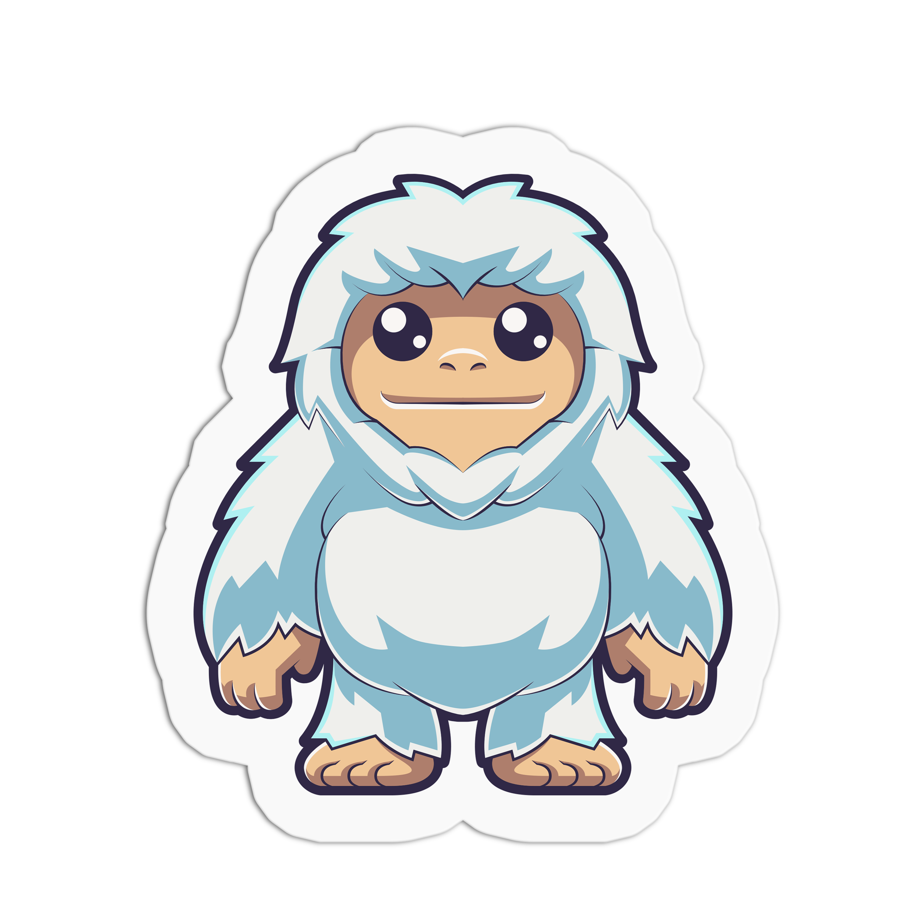 Yeti (Abominable Snowman) - Cryptid Series Sticker – The Stkr Store