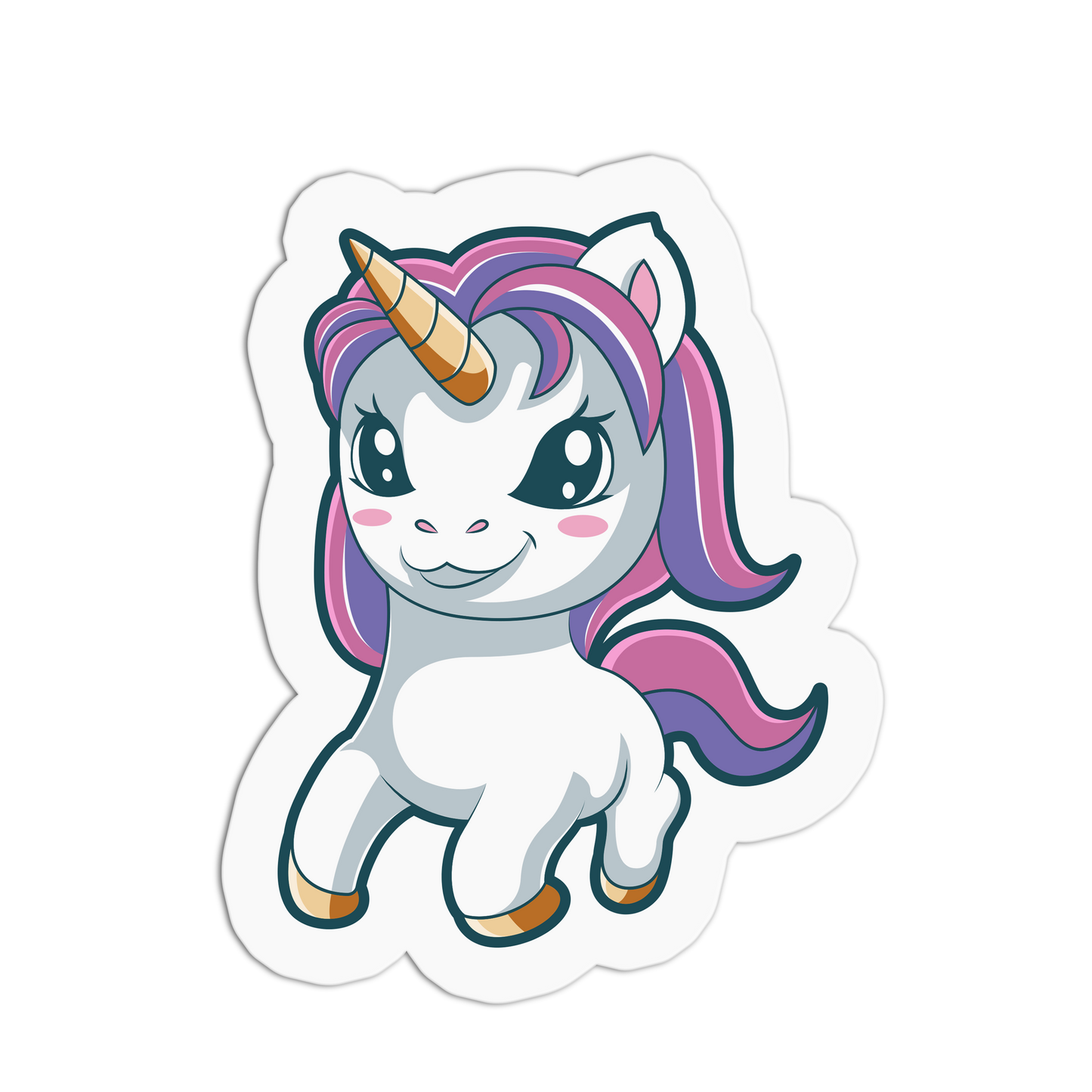 Unicorn - Cryptid Series Sticker - The Stkr Store