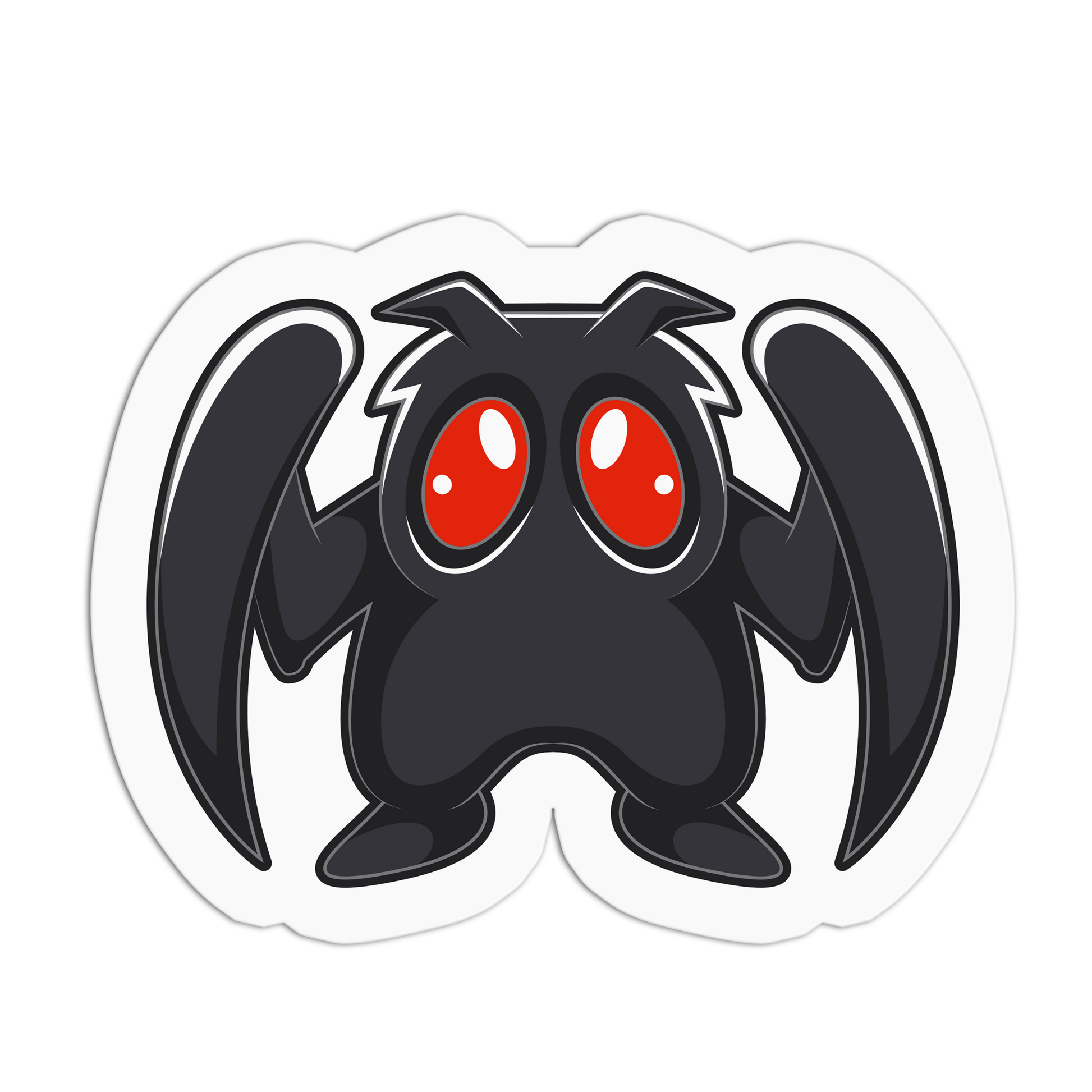 Mothman - Cryptid Series Sticker - The Stkr Store