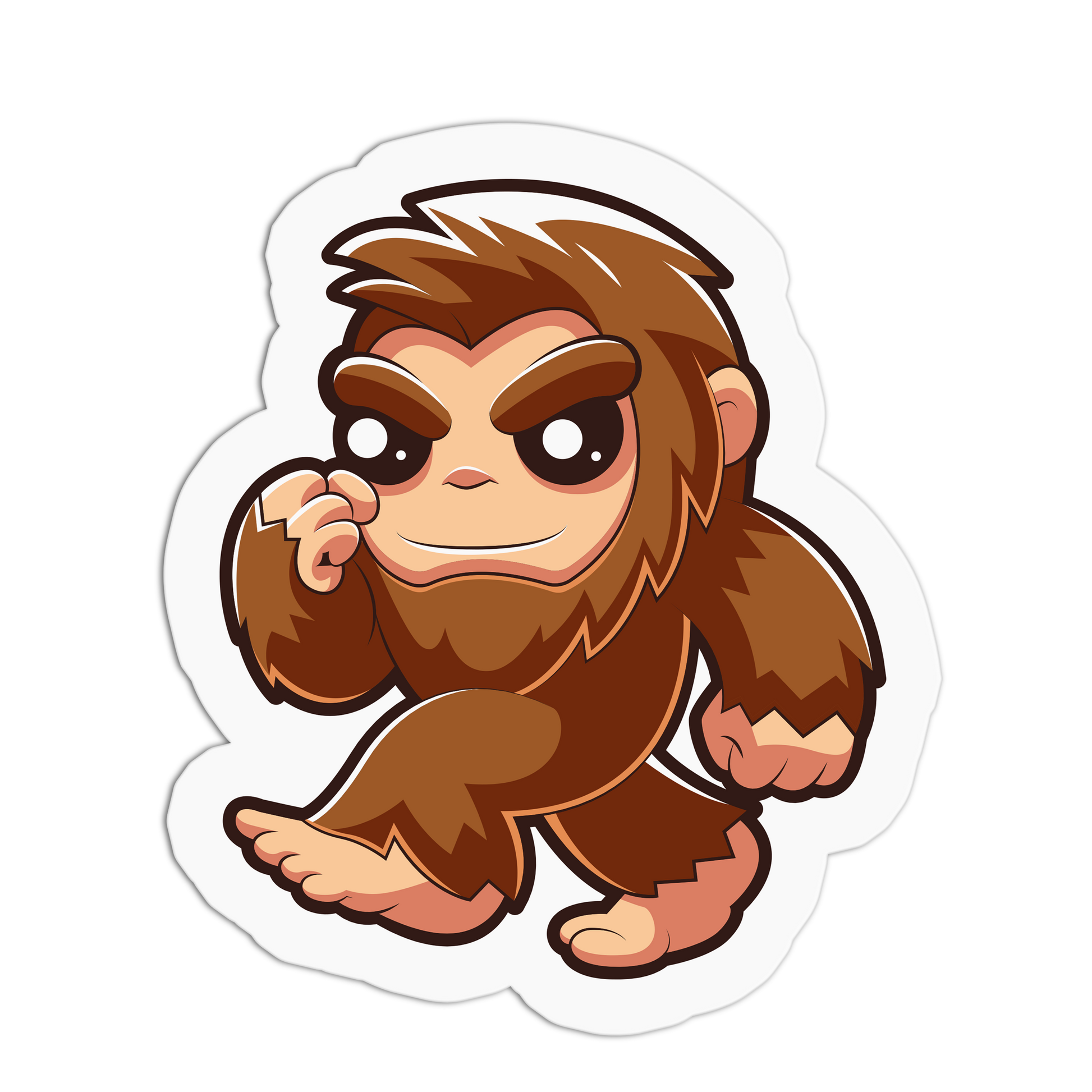 Bigfoot (Sasquatch) - Cryptid Series Sticker - The Stkr Store