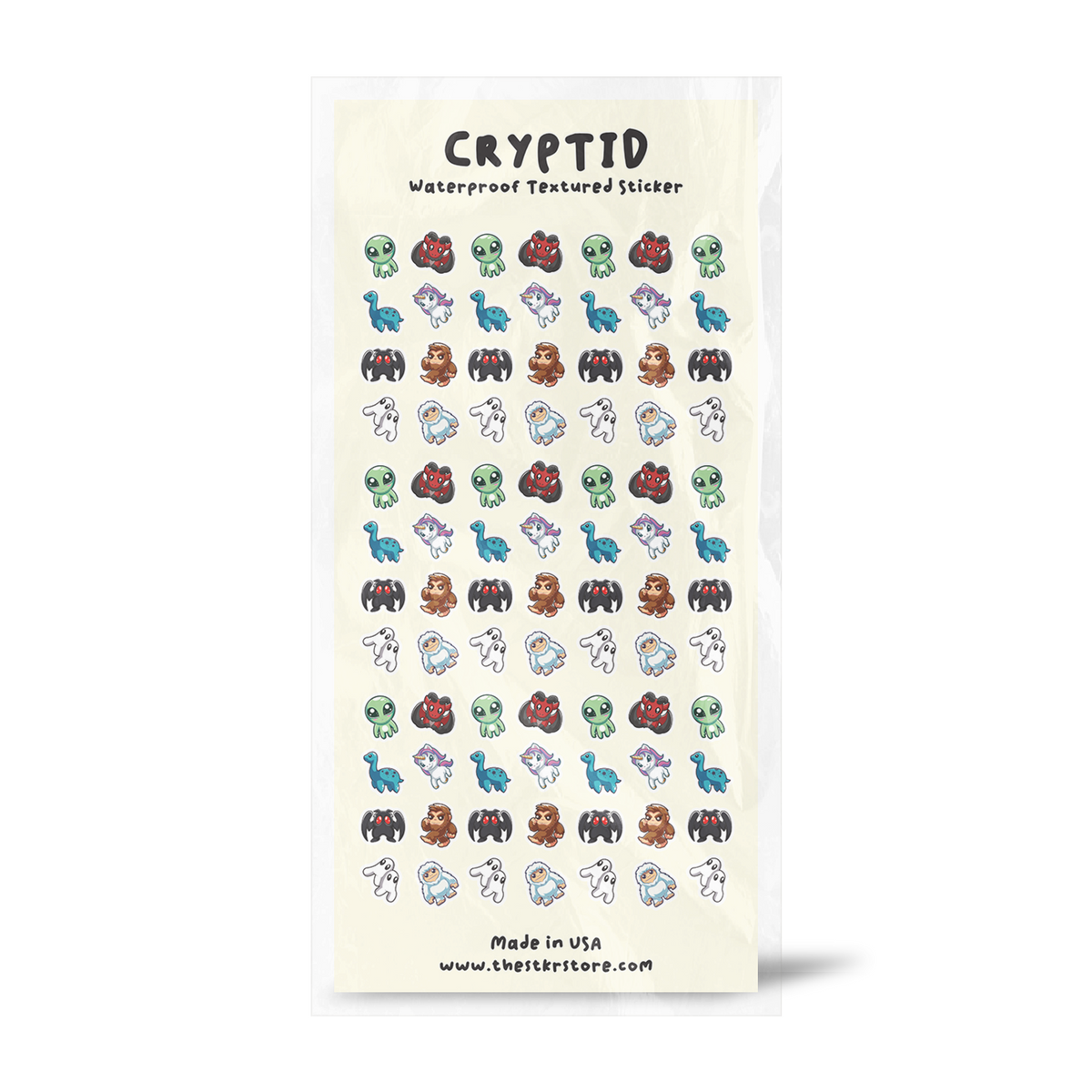 Cryptid Sticker Sheet