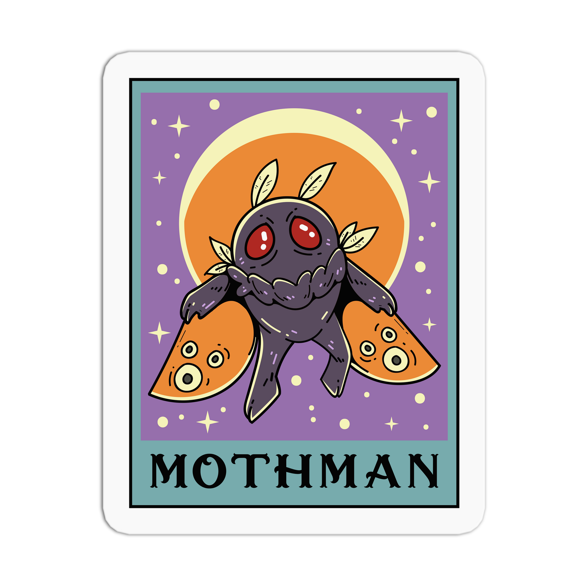Mothman - Cryptid Tarot Stickers - The Stkr Store