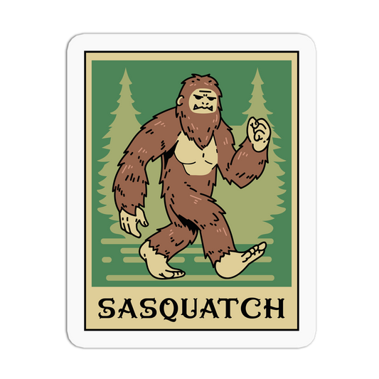 Sasquatch - Cryptid Tarot Stickers