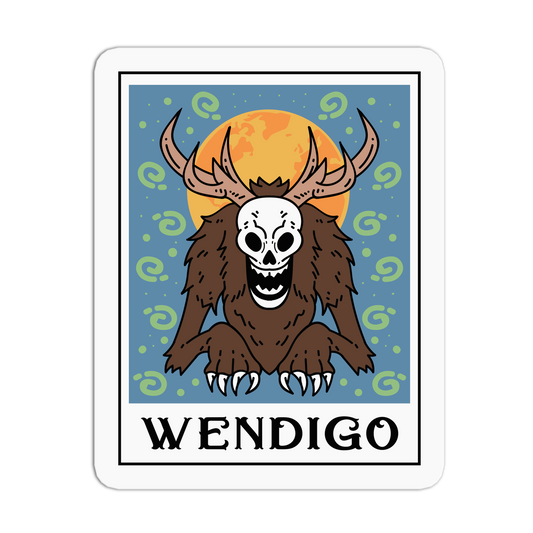 Wendigo - Cryptid Tarot Stickers