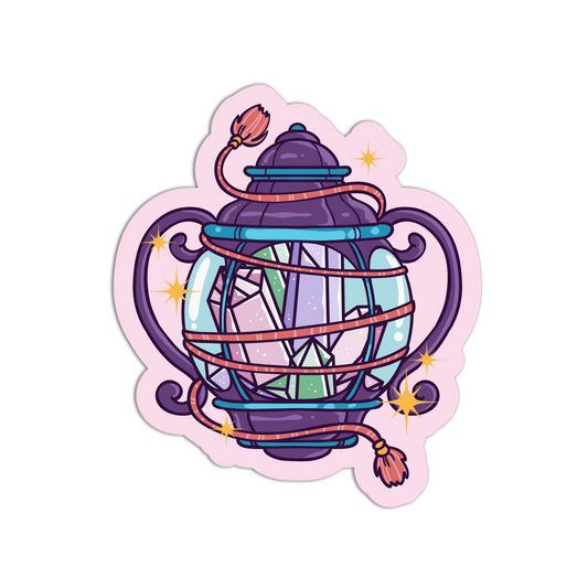 Sacred Lantern - Crystal Energy Sticker