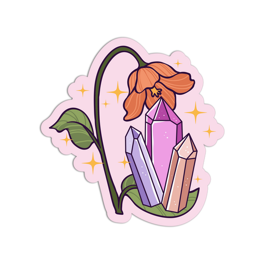 Drooping Bell - Crystal Energy Sticker