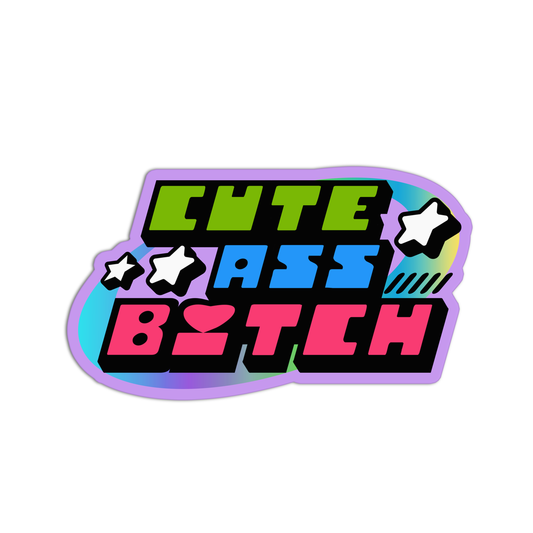Cute Ass Bitch Curse Word Stickers