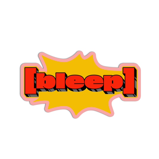 Bleep Curse Word Stickers