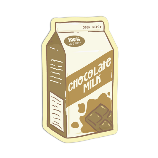 Chocolate Milk - Cute Cereals Stickers - The Stkr Store
