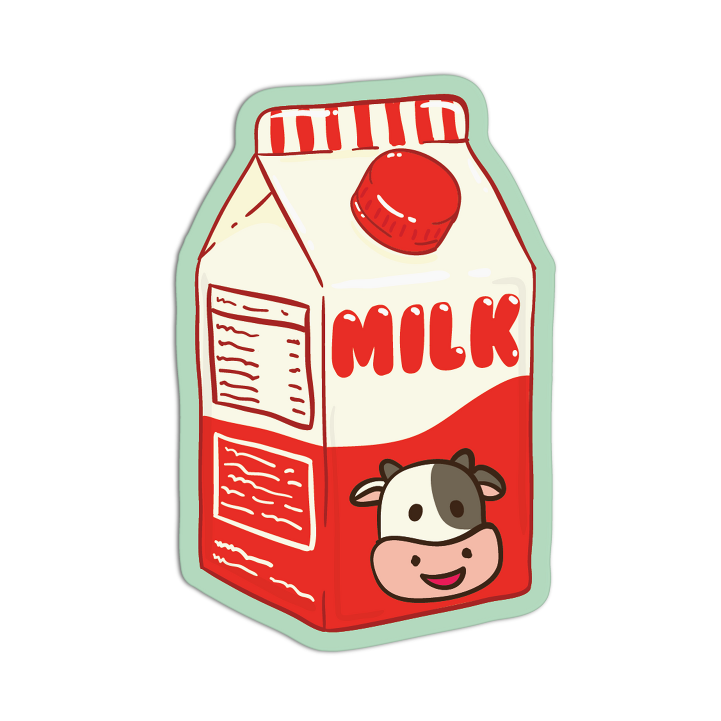 Cow Milk - Cute Cereals Stickers (Copy) - The Stkr Store