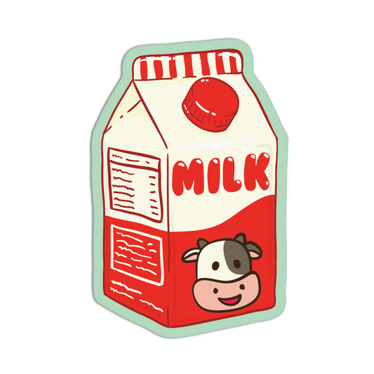 Cow Milk - Cute Cereals Stickers (Copy) - The Stkr Store