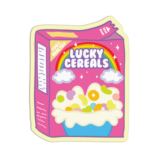 Lucky Cereals Box - Cute Cereals Stickers - The Stkr Store