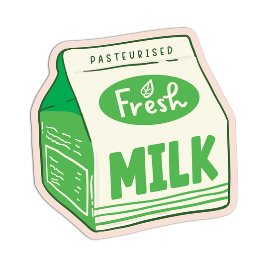 Fresh Milk - Cute Cereals Stickers - The Stkr Store