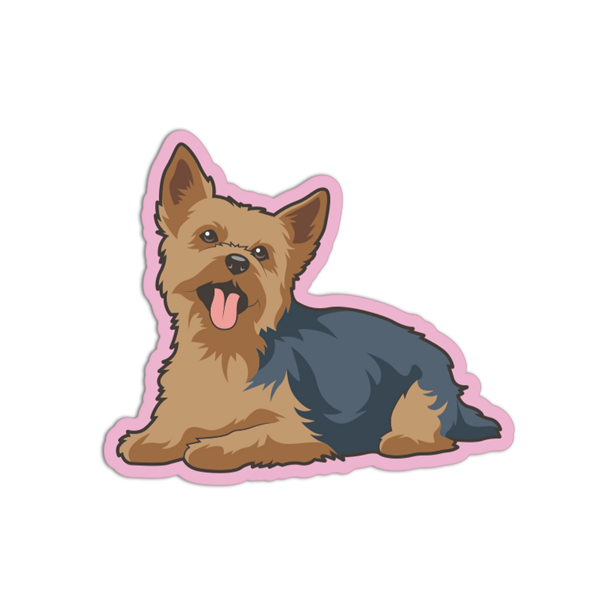 Yorkshire Terrier Cute Dog Sticker