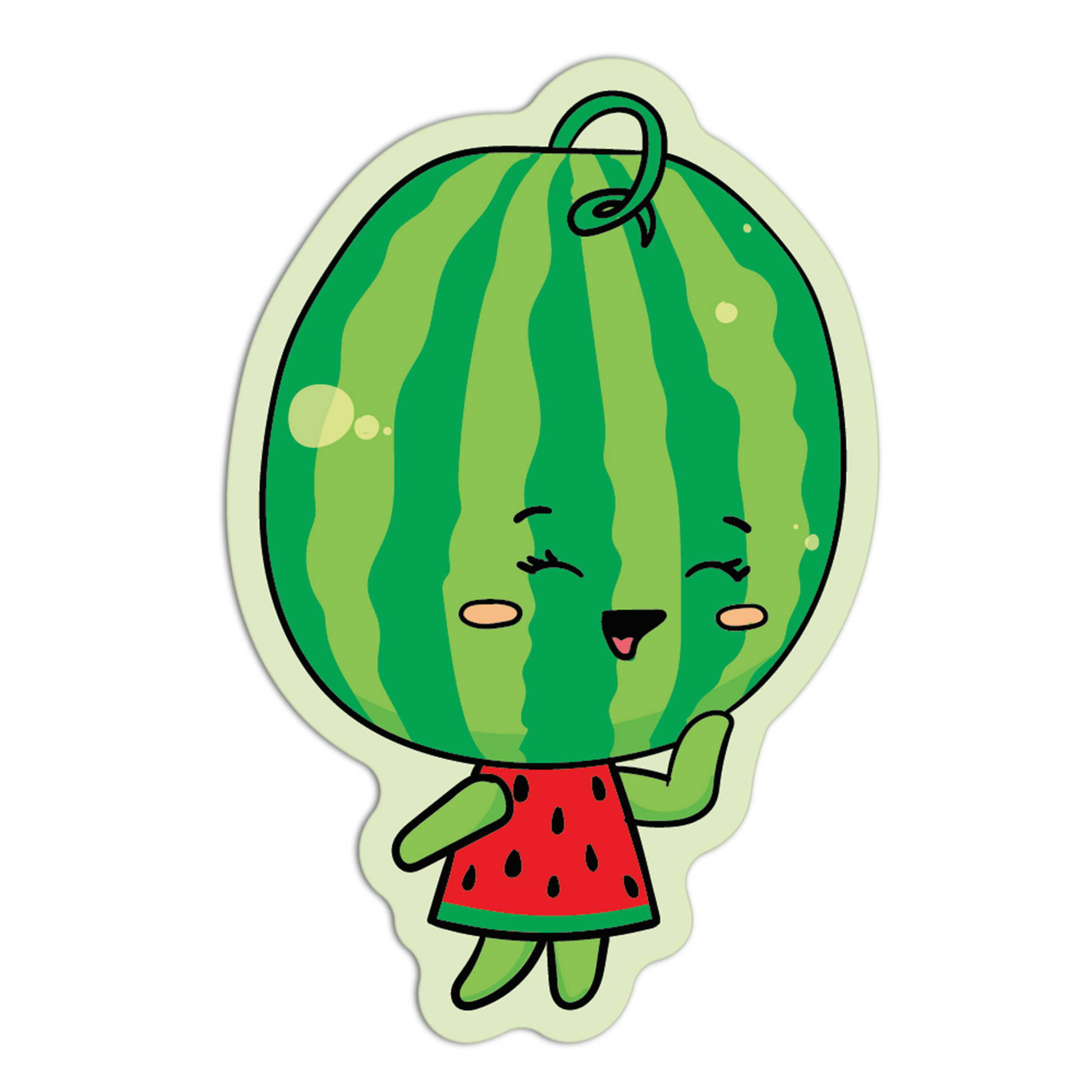 Watermelon Cute Fruit Sticker