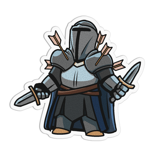 Sprout Defender Cute Knights Sticker