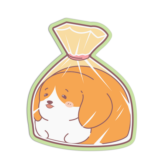 Beagle Loaf Bag Cute Packed Sticker