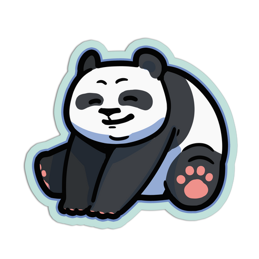 Chubby Relaxing Panda - Cute Pandas Stickers