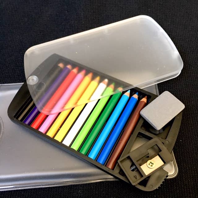 Mini Pencils in Card in Tub Display