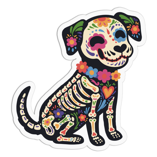 Happy Dog Day Of The Dead Sticker