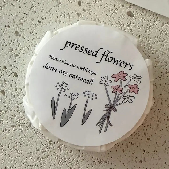 Pressed Flowers Kiss Cut Washi Tape - The Stkr Store