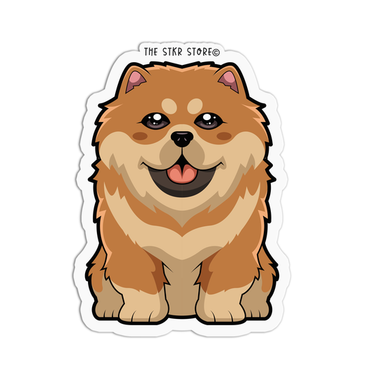 Chowchow Dog Breeds Stickers