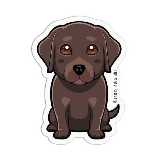 Black Labrador Dog Breeds Stickers