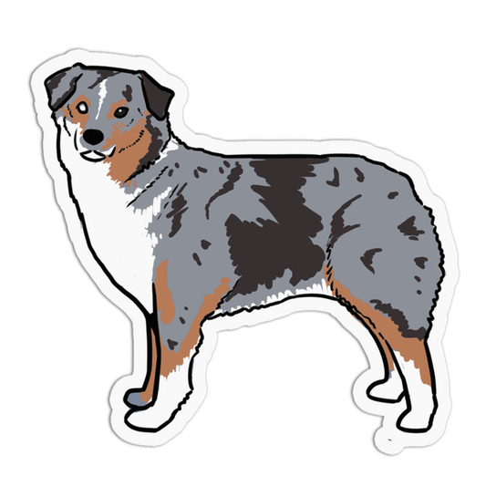 Australian Shepherd Dogs Stickers
