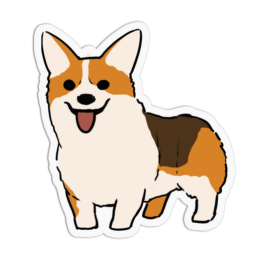 Corgi Dogs Stickers