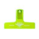 Green window cleaning squeegee with brand logo on a white background