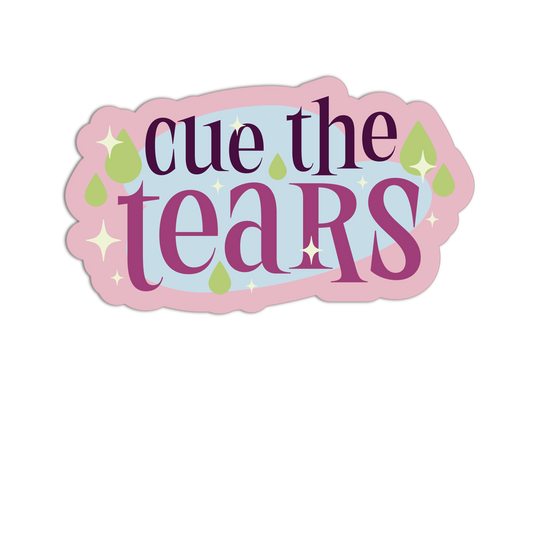 Cue The Tears - Drama Queen Stickers