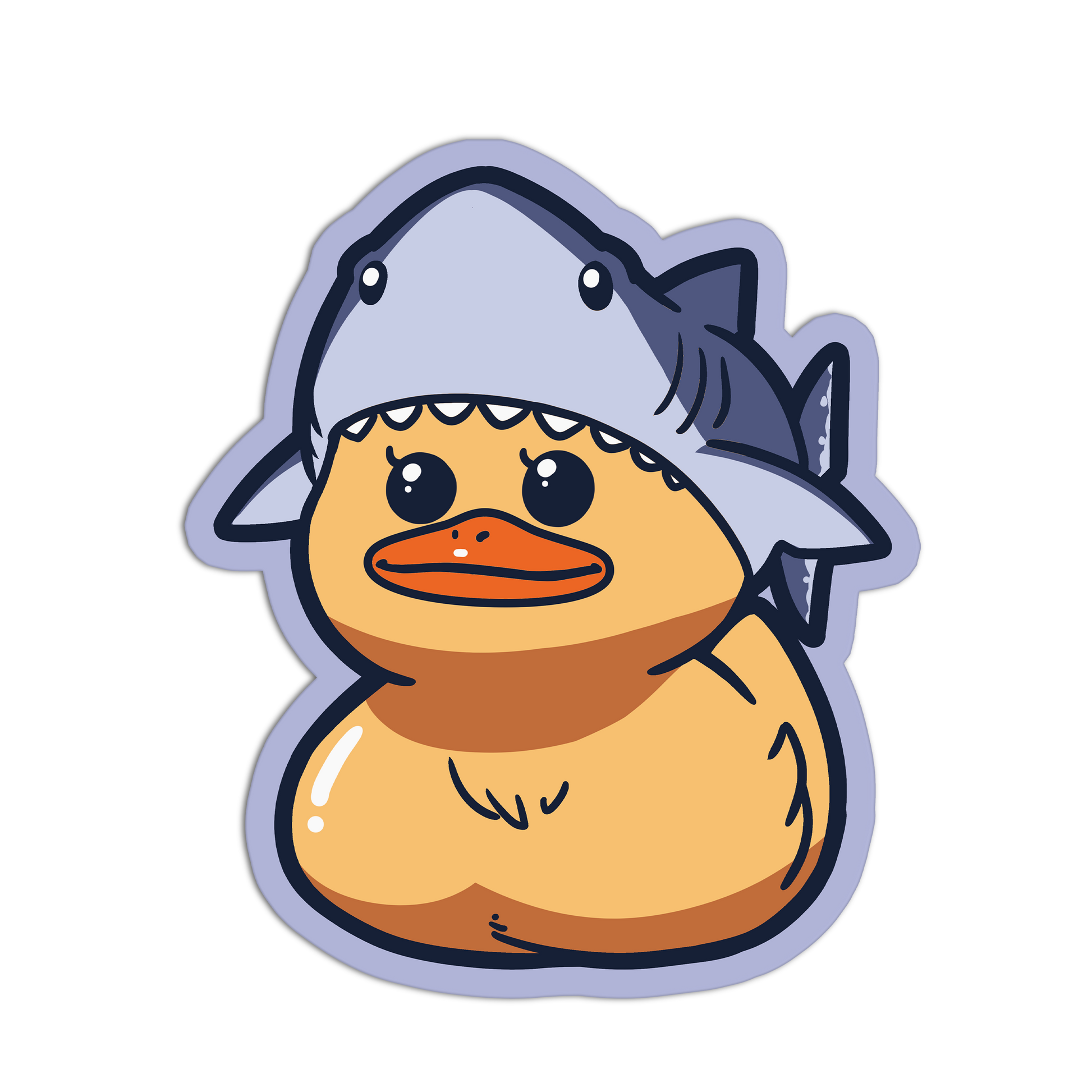 Sharks Duckies Stickers