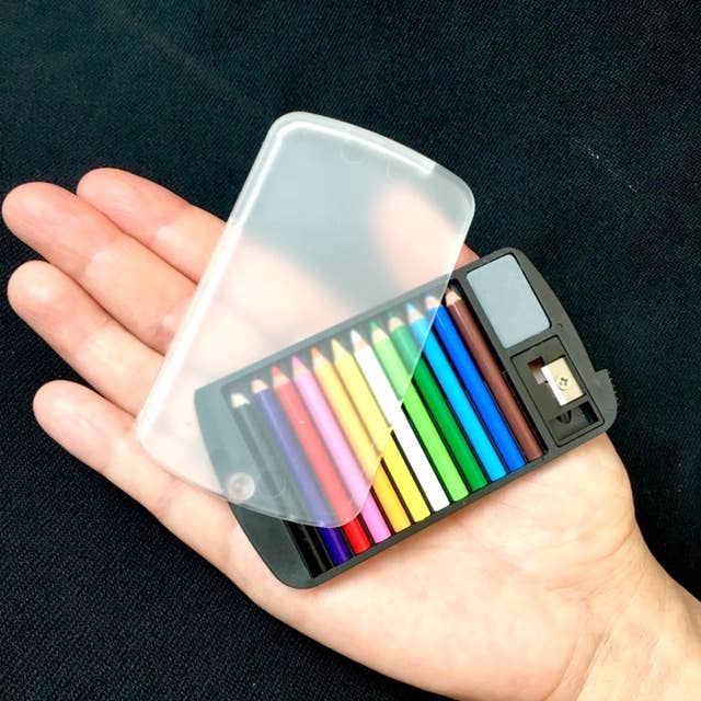 Mini Pencils in Card in Tub Display