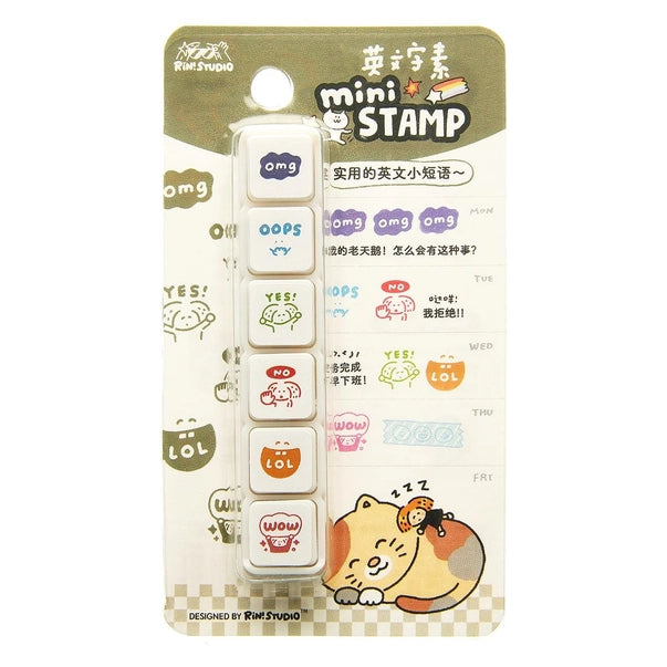 Mini 6 in 1 Stamps - Portable Size
